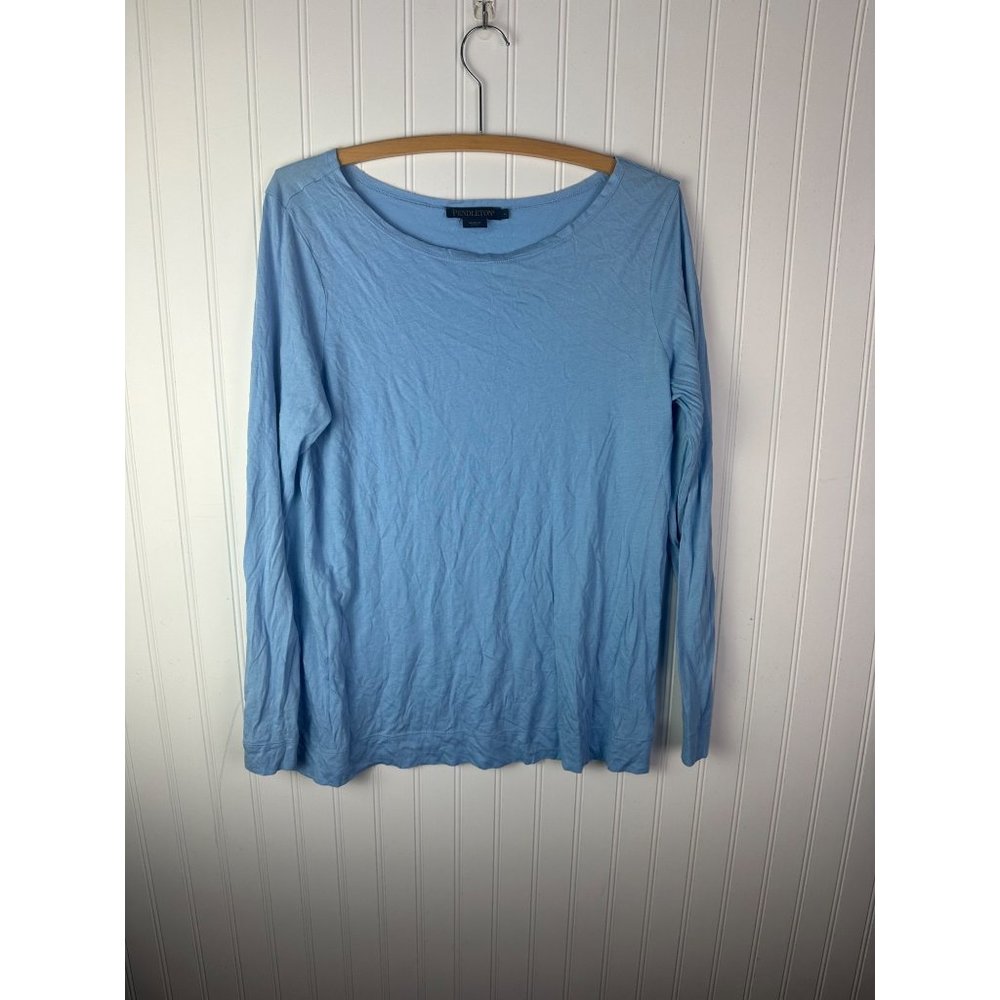 Pendleton Blue Long sleeve top Cotton Blend‎ size large